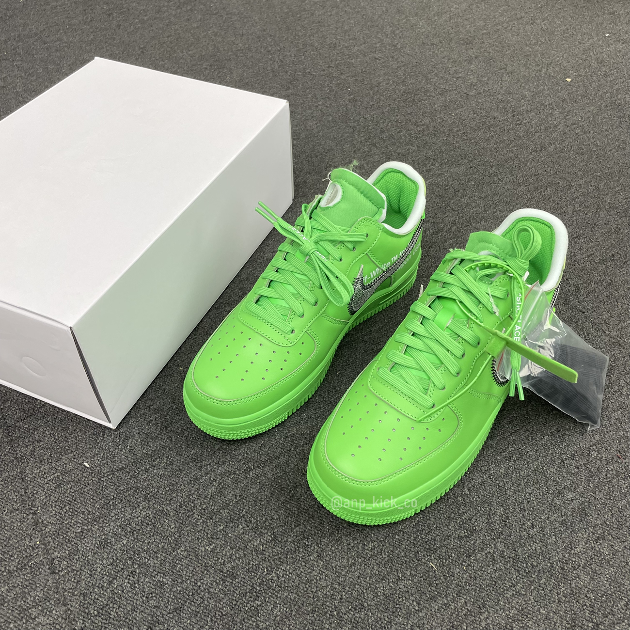 Off White Nike Air Force 1 Low Light Green (17) - newkick.app